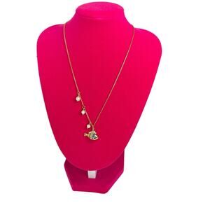 Kate spade What A Catch Mini Fish Charm Pendant Necklace